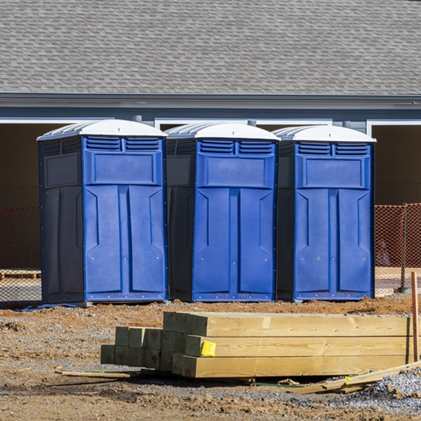 is there a specific order in which to place multiple porta potties in Suisun City California